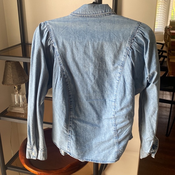 Women’s Dynamite denim button down shirt - Picture 3 of 3